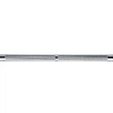2.2m Silver Olympic 700lb Straight Barbell knurling