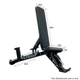 heavy duty incline bench dimension