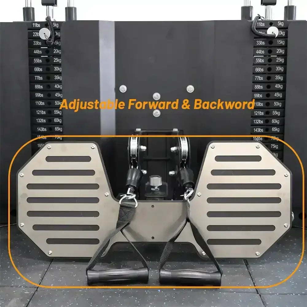 Commercial 5-In-1 Multi-Functional Smith Machine Adjustable Foot Plate