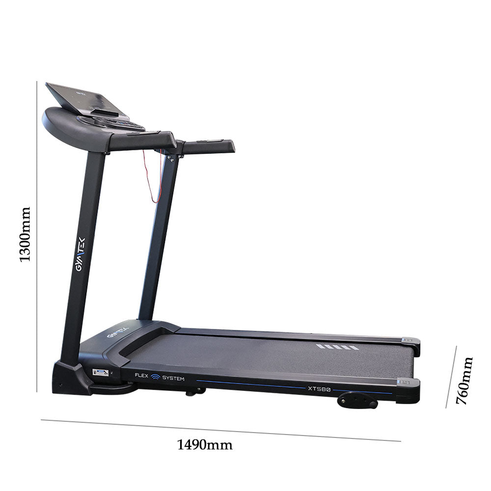 super alphago foldable treadmill dimension