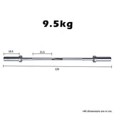 1.2m Olympic Straight Barbell dimensions