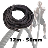 12m 50mm Heavy Home Gym Battle Rope