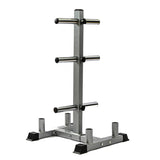 Olympic Weight Plates Rack with Barbell Storage