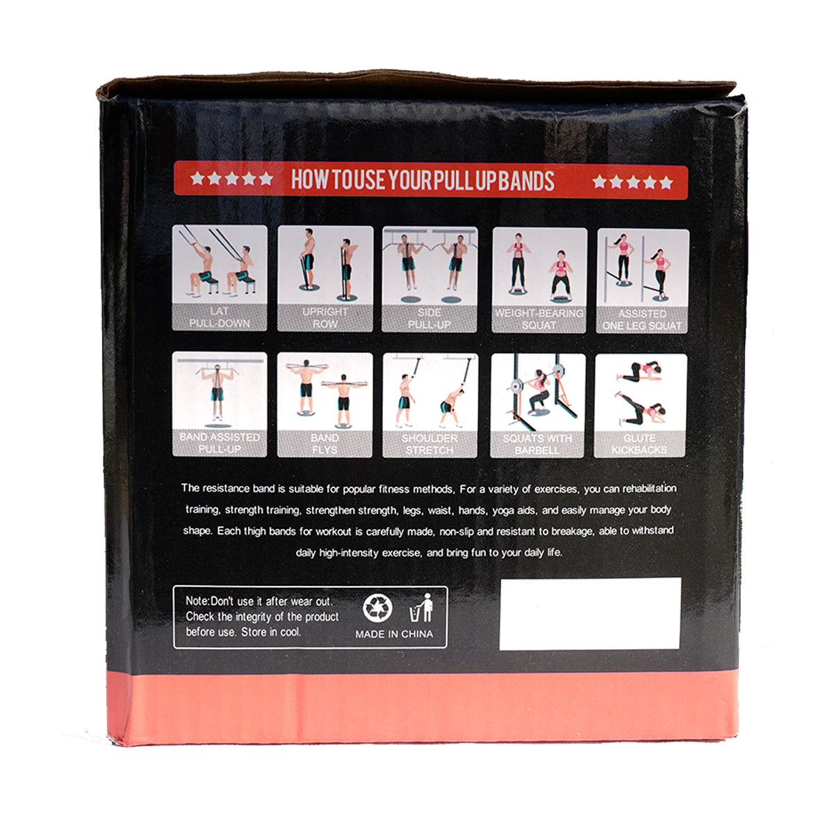 Resistance Band Loop Box 4-In-1