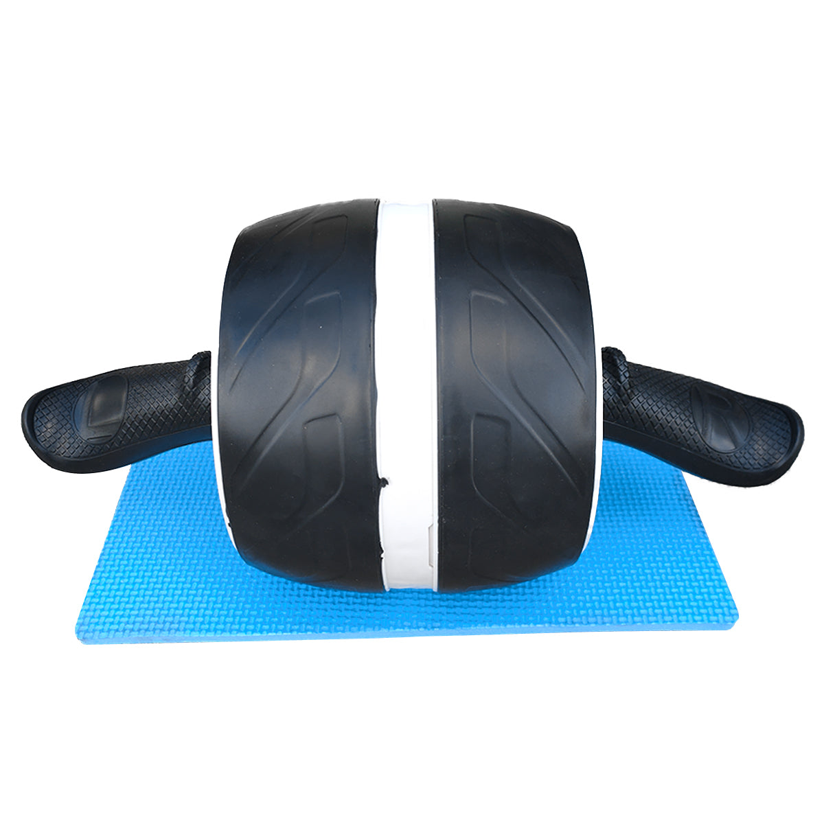 Ab Exercise Roller Wheel Pro with Knee Pad White