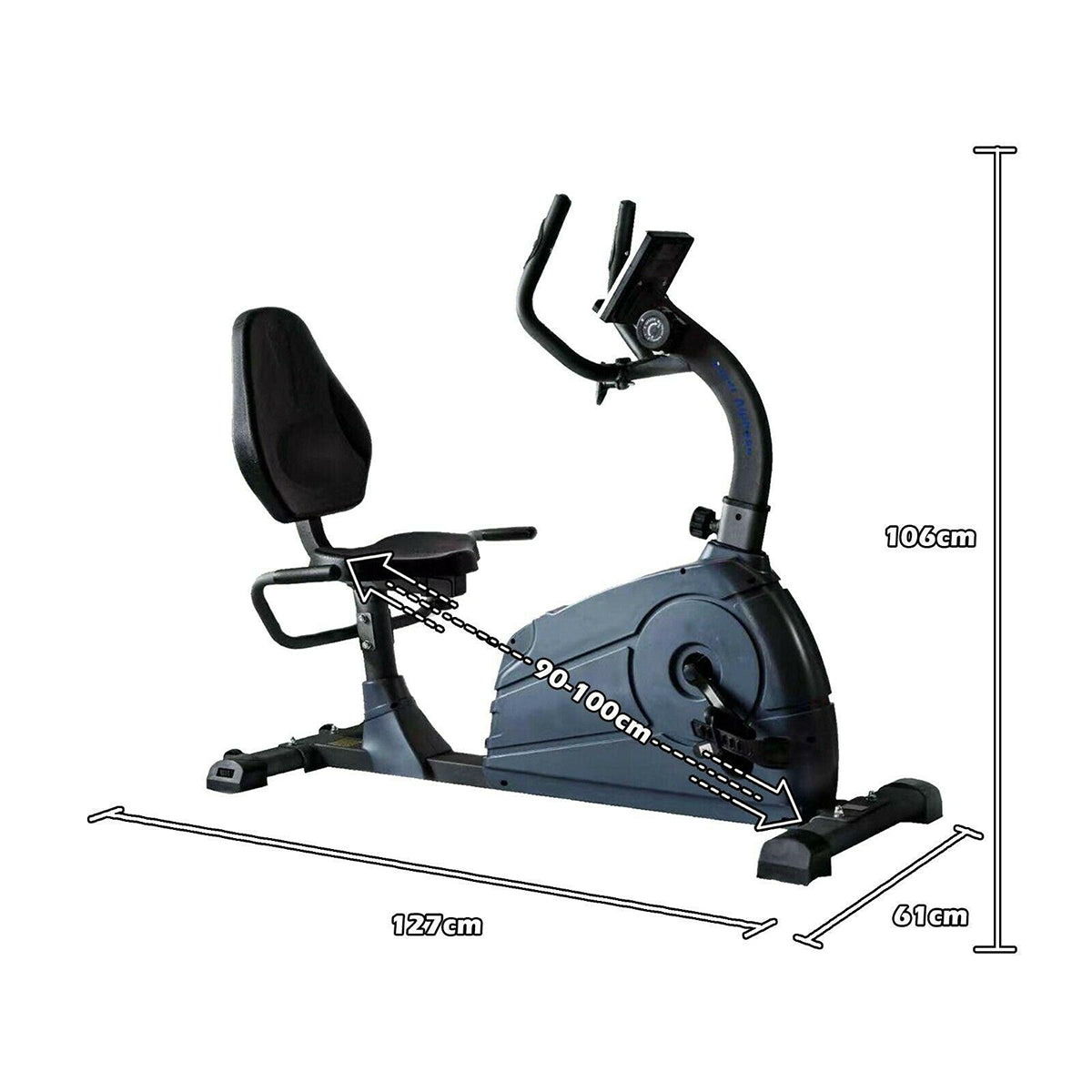 Recumbent Bike Cardio Resistance Exercise